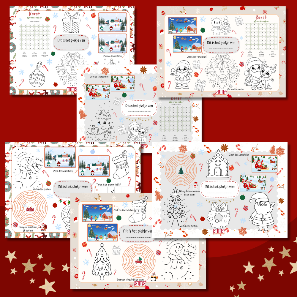 Kerst placemats