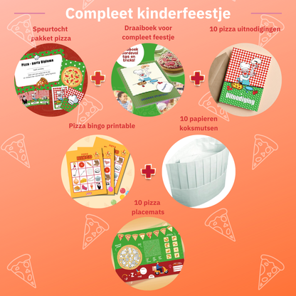 Pizza kinderfeestje (4-9 jaar)